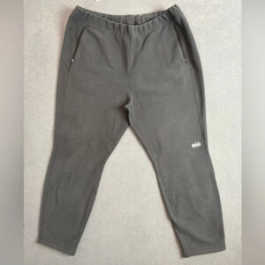 REI Co-op Black Fleece Pants Semi-Fitted Super Warm Comfy Camping Men's …